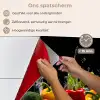 Paprika - Water - Groente - Zwart keuken achterwand spatscherm klein -spatscherm_NL