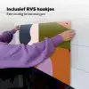Vormen - Abstract - Kleuren - Vierkant Inductie beschemer met haakjes middel -ky-ophangen-nl