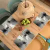 Kleurenpalet - Penseelstreken - Beige - Nevelig Placemat vinyl groot -zzsfeer5_Kitchenyeah-website