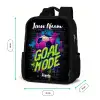 Neon - Graffiti - Voetbal - Kleurrijk Rugzak - Zwart middel -productfoto_formaten