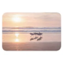 Zee - Vogels - Strand Badmat klein -3d