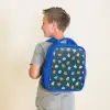 Zee - Dieren - Donkerblauw - Schelpen Kinderrugzak - Blauw middel 862 -sfeer2