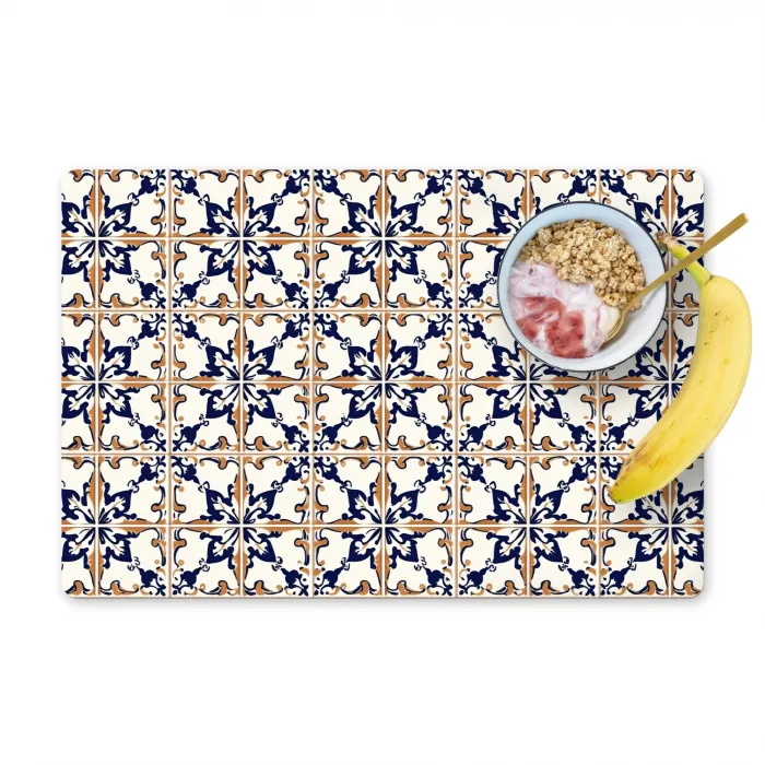 Klassiek - Patroon - Kleurrijk Placemat vinyl groot 368 -zzzproduct_Kitchenyeah-website