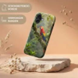 Ara - Jungle - Rood Toughcase MagSafe Apple iPhone 17 klein -USP_RandenV_NL