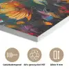 Watercolor - Bloemen - Kunst - Modern PET vilt klein -closeup_NL