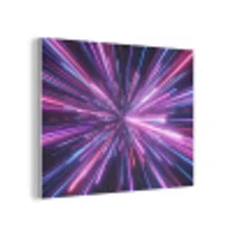 Lichtsnelheid - Ruimte - Roze - Paars PET vilt klein -3d