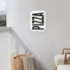 Pizza - Japandi - Decoratie - Vintage tuinposter los doek klein -sfeer8