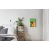 Hond - Zonnebril - Valentijn - Love textielposter latten blank klein -woonkamer