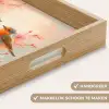 Roodborstjes - Sierlijk - Bloesemtak Dienblad Rechthoek middel -USP_HandgreepNL