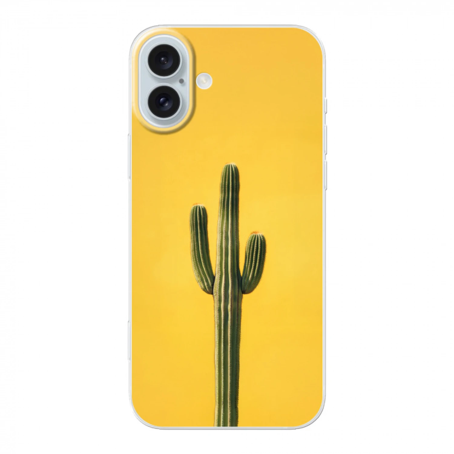Cactus - Groen - Minimalistisch Apple iPhone 16 Plus klein -3d
