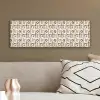 Lijnen - Beige - Patroon - Donkerbruin canvas 2cm klein 828 -sfeer3