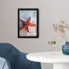 Sea you soon - Zeester - Zee fotolijst zwart zonder passe partout klein -sfeer4