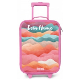 Golven - Kleurrijk - Abstract Kinderkoffer - Roze klein -zz3dotto