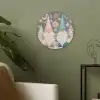 Kerst - Gnomen - Pastel Akoestische PET Vilt - Rond klein -sfeer2