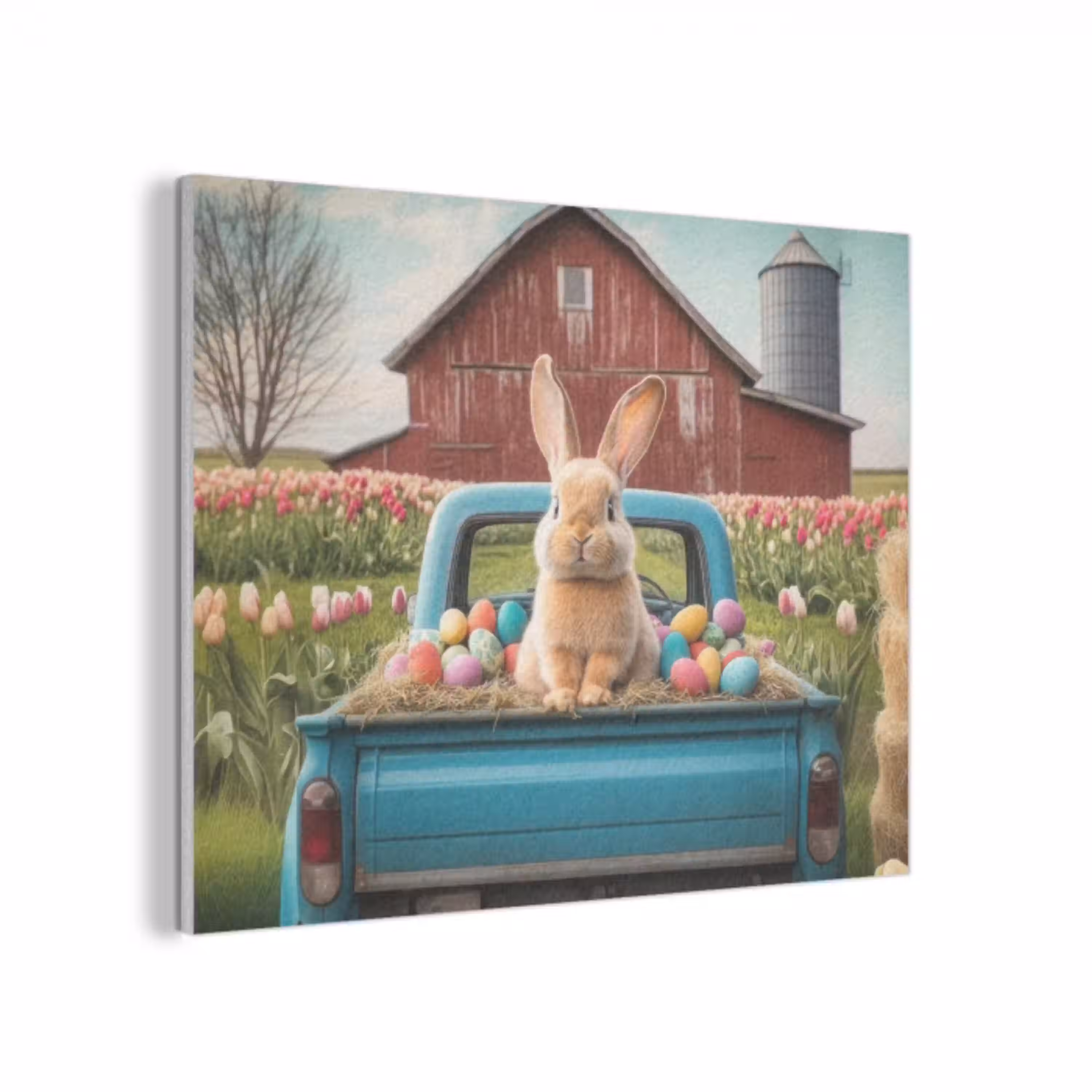 Konijn - Boerderij - Eieren PET vilt klein -3d