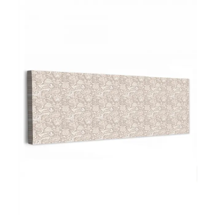 Bloemenprint - Grijs - Crème canvas 2cm klein 828 -z3d