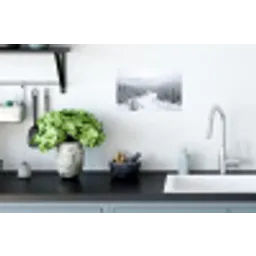 Rivier - Bevroren - Landschap - Winter Muursticker klein -keuken