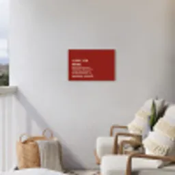 Rood - Quote - Liefde Tuinposter op houten frame 2 cm dik klein -sfeer1