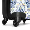 Barok patroon blauw geel NBS - Handbagage koffer - Kinderen Unisex middel -wiel