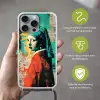 Klassiek - Pareloorbel - Streetartstijl - Kleurrijk Hoesje iPhone 16 Pro Max met koord klein -sfeer2_NL