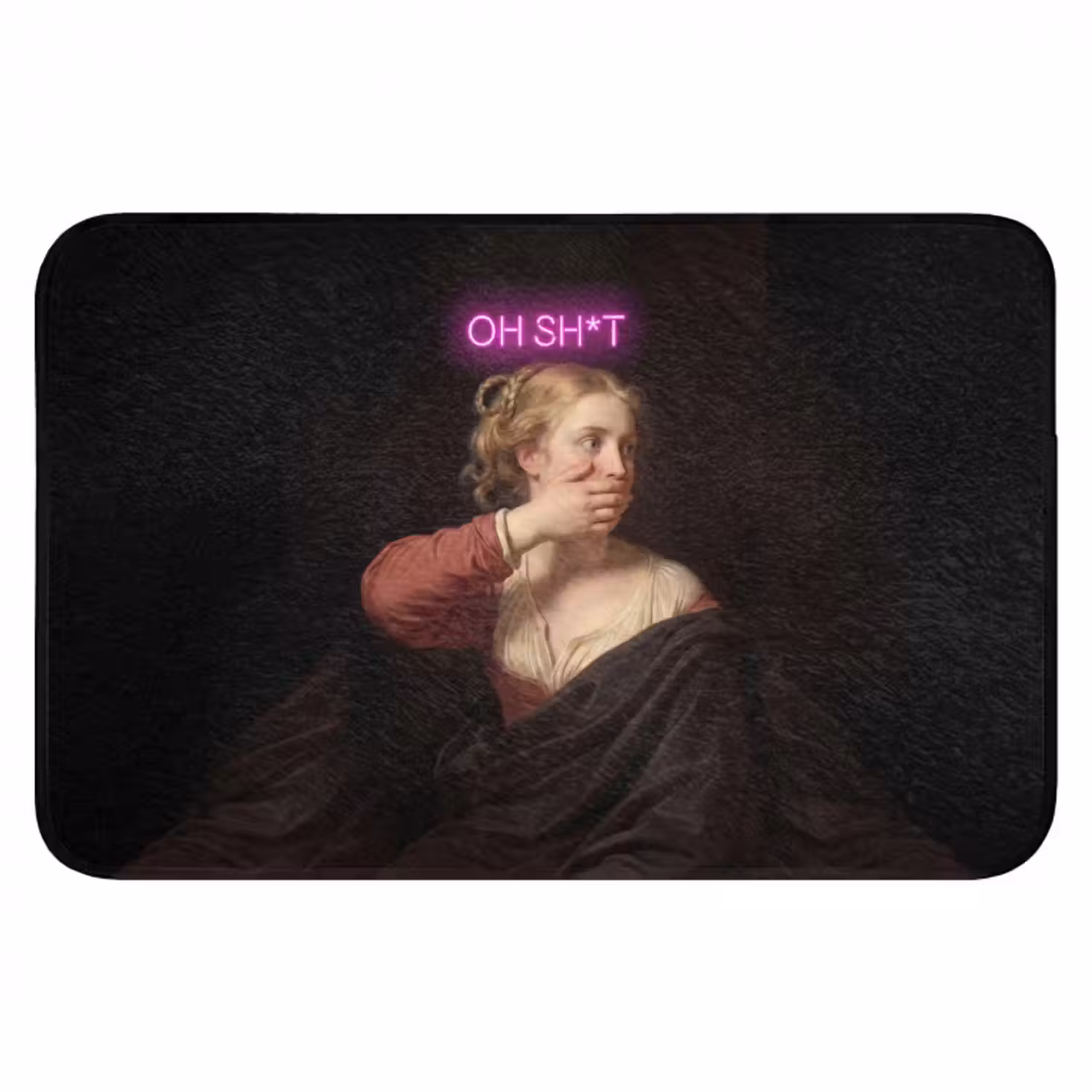 Badematte - Zitat - Neon - Frau