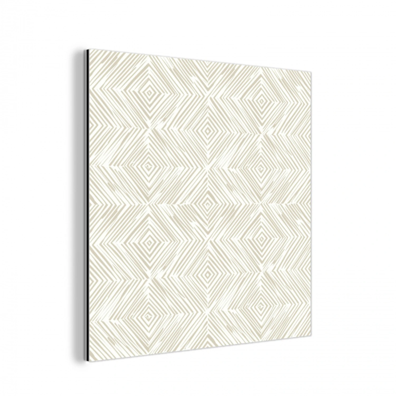 Abstract - Ruiten - Beige aluminium wit klein 46 -3d