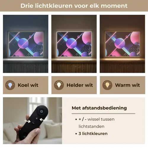 Bollen - Neon - Lijnen - Roze Light Box met batterij (Wandlamp) middel -USP_lichtkleurNL