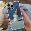 Ijshoorn - Bolletjes - Smelt - Roze Hoesje iPhone 16 Pro Max met koord klein -sfeer3