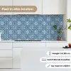 Tegel - Patroon - Blauw - Wit keuken achterwand 2 middel 871 -sfeer4_NL