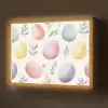 Eieren - Kleurrijk - Patroon Light Box met batterij (Wandlamp) middel -z3d_website