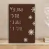Bruin - Quote - Bloemen - Zomer canvas 2cm klein -sfeer1