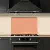 Oranje - Strepen - Patroon keuken achterwand spatscherm klein 900 -sfeer1