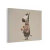 Zebra - Zonnebloemen - Warm PET vilt klein -3d