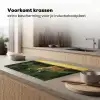 Hert - Gewei - Gras - Natuur - Dieren - Groen Inductie beschermer vinyl 3mm groot -sfeer1