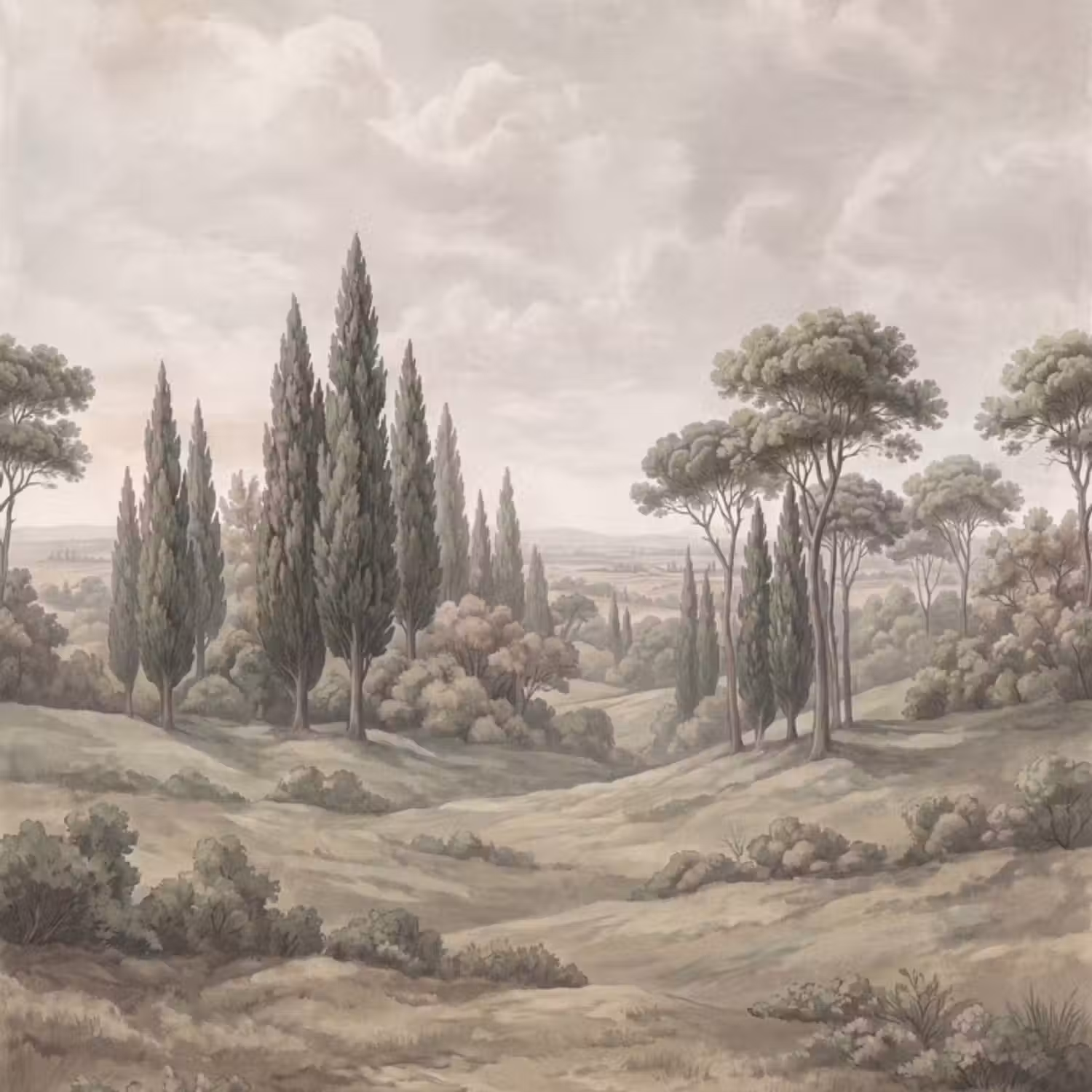 Behang - Vallei - Bos - Natuur - Groen