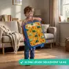 Dino - Dieren - Patroon Kinderkoffer - Blauw klein -sfeer2_FR