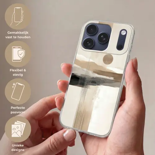 Minimalistisch - Landschap - Dimensie Telefoonhoesje iPhone 17 Pro klein -sfeer3_NL