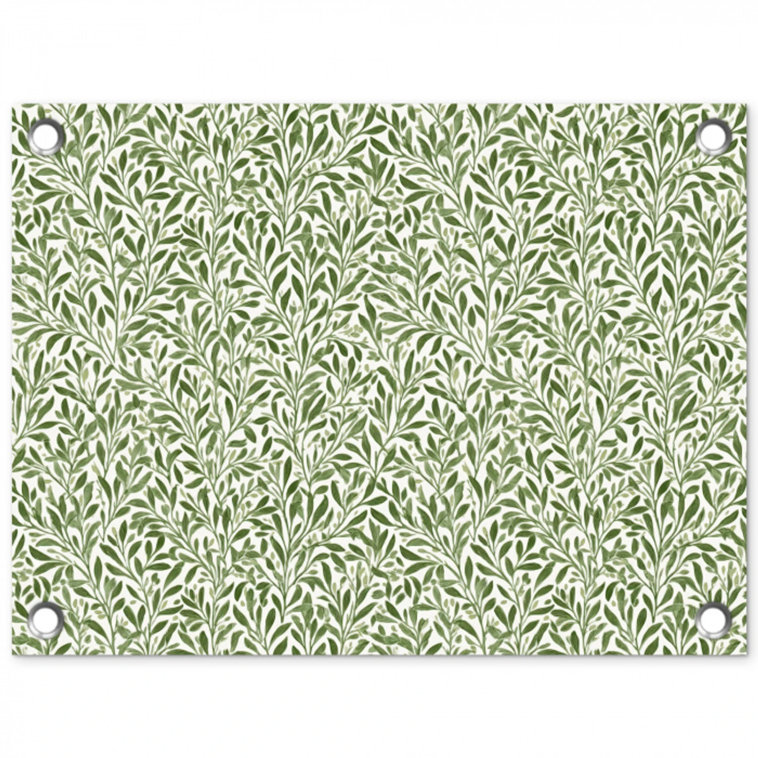 Botanisch - Takken - Groen tuinposter los doek klein 239 -3d