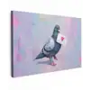 Duif - Envelop - Paars canvas 2cm klein -z3d