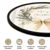 Kerstkrans - Kerst - Goud - Beige Fotolijst rond zonder passe partout klein -closeup_NL