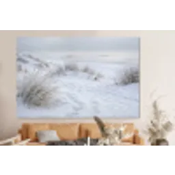 Duinen - Sneeuw - Strand - Winter - Serene forex 5mm xxl -bovenbank