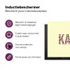 Karma - Luipaardprint - Geel Inductie beschermer vinyl 3mm klein -zzzzzzz-cc-usp
