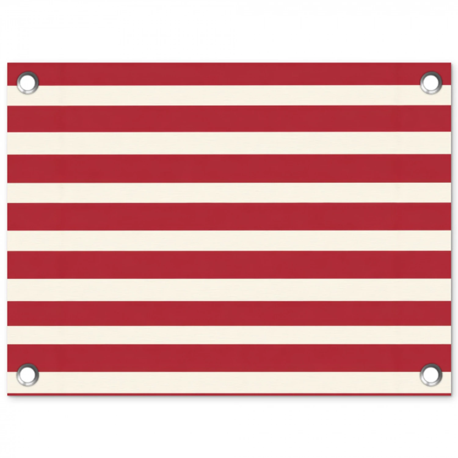 Strepen - Patroon - Rood tuinposter los doek klein 239 -3d