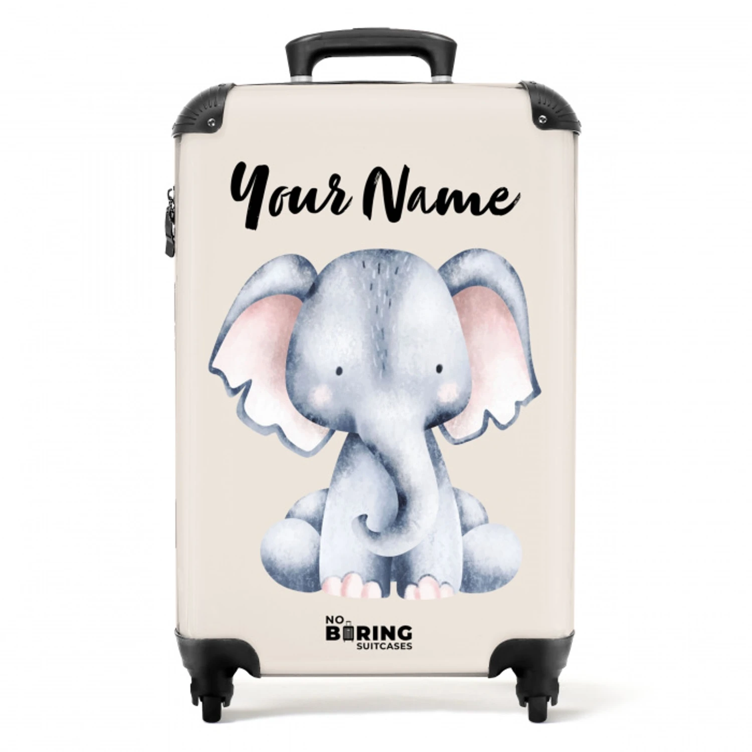 Oane Olifant NBS - Handbagage koffer - Kinderen Unisex middel -productfoto_recht