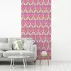 Patroon - Roze - Hartjes fotobehang vinyl groot 64 -woonkamer