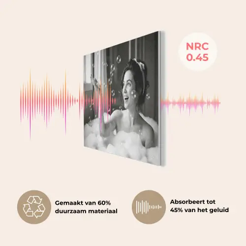 Bad - Bubbels - Zwart - Wit PET vilt klein -USP_NL
