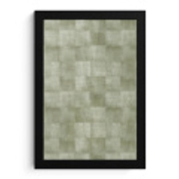 Vlakken - Rustiek - Groen fotolijst zwart zonder passe partout klein 224 -3d