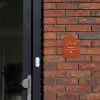 Roestbruin - Sierlijk Naambord Huisje klein -sfeer2