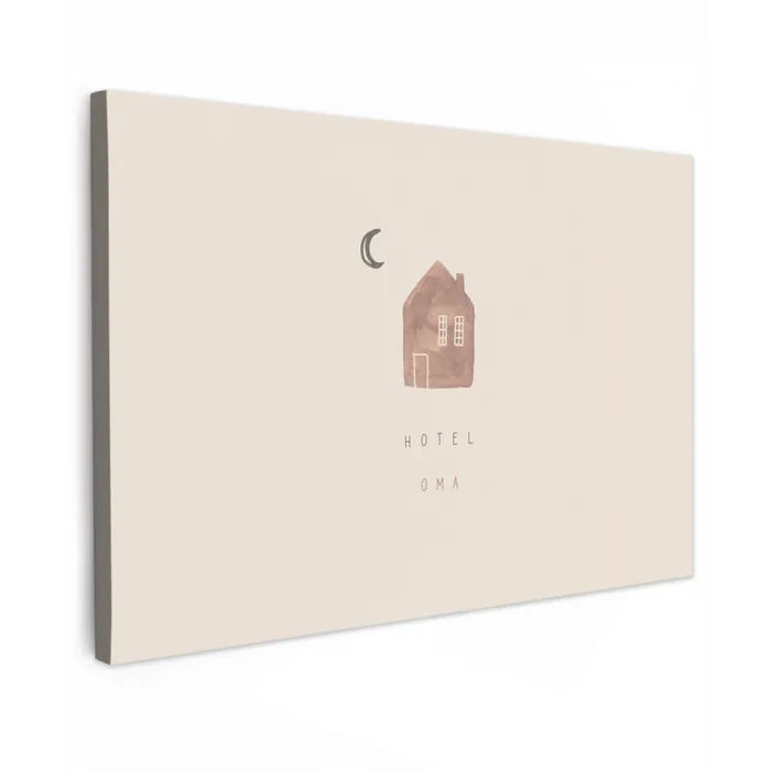 Spreuken - Hotel oma - Oma - Quotes canvas 2cm klein -z3d