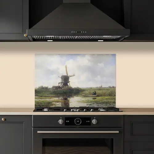 Molen - Willem Roelofs - Oude meesters - Kunst keuken achterwand spatscherm klein -sfeer1
